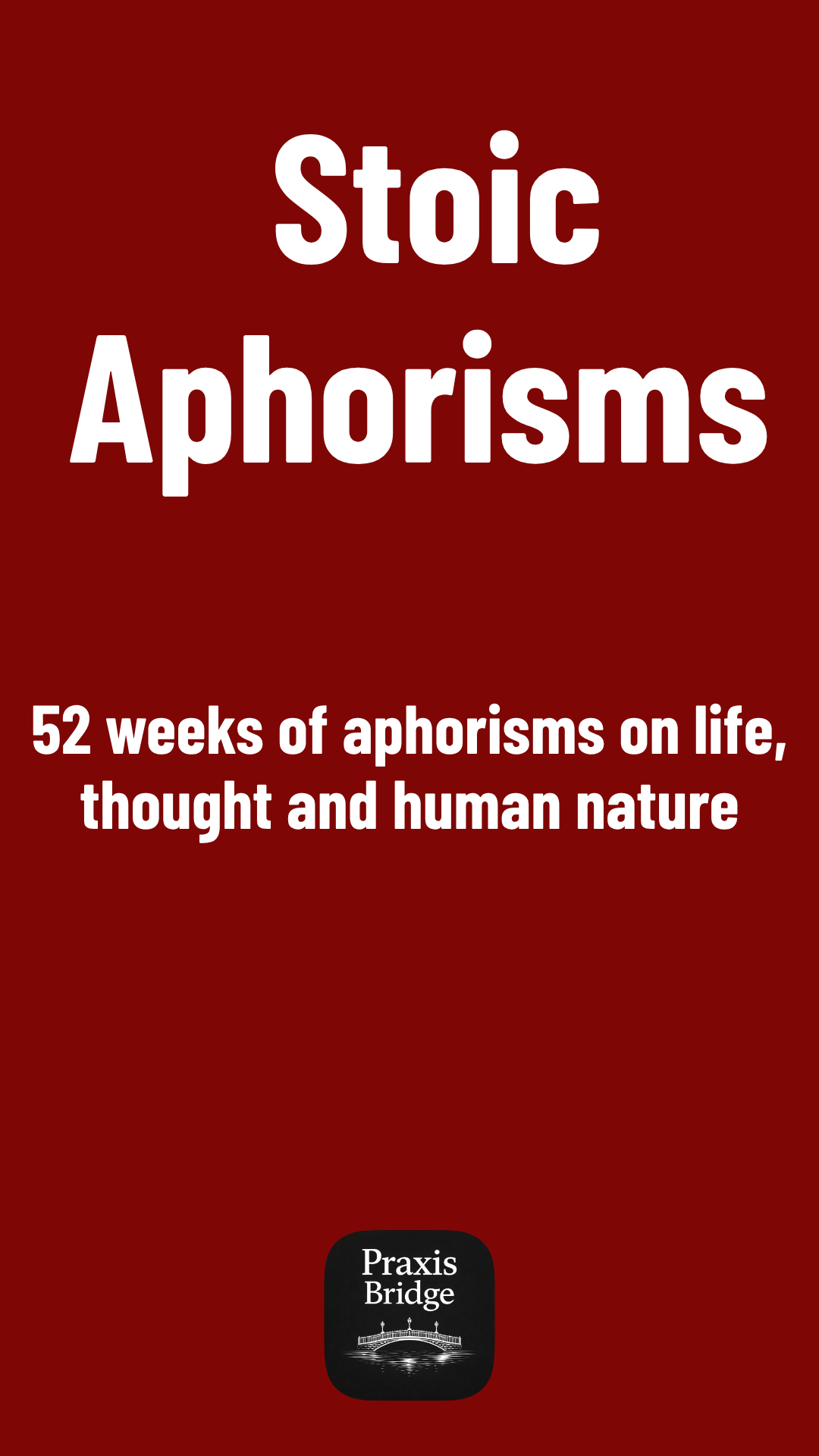 Stoic Aphorisms