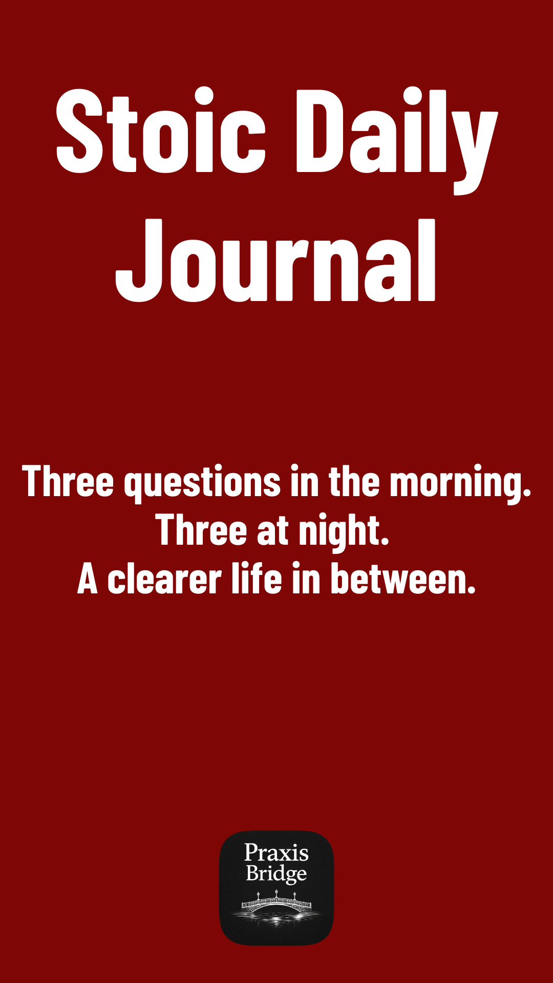 Stoic Daily Journal